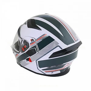 Шлем модуляр ATAKI JK902 Shape (бел/сер глянц, S)