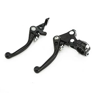 Рычаг сцепл.+тормоза складные DRIVEPARTS (черн)