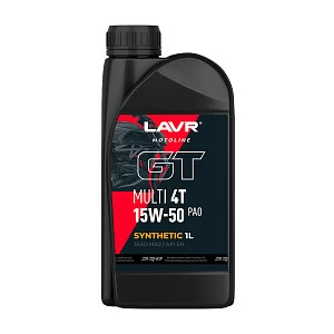 Моторное масло GT Multi 4T 15W50 LAVR MOTOLINE, 1 л