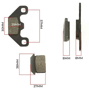 Колодки дискового тормоза задние KAYO CRF MINI-A, LITE  SM-PARTS