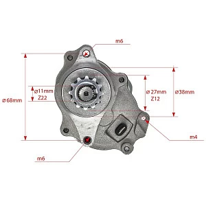Электростартер KAYO двиг. YX140 см3 (эл.стартер) CN